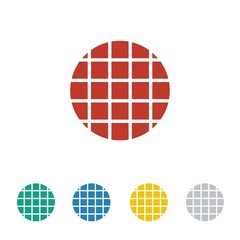 solar cell logo icon Vector