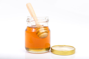 drizzler dripped in honey with glass jar