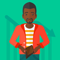 Bancrupt business man.