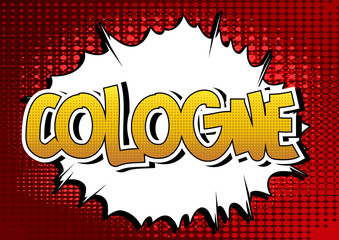Cologne - Comic book style word.