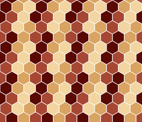 seamless hexagonal colorful abstract pattern