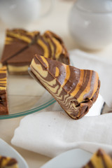 Zebra Käsekuchen 