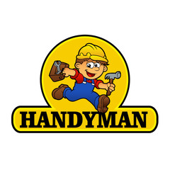 Carpenter Cartoon Illustration