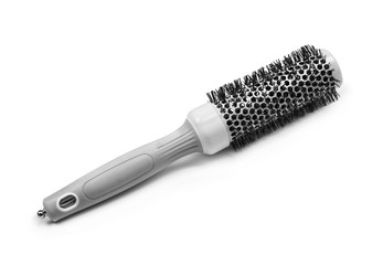 Professional hairbrush isolated on a white background