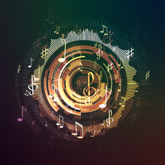 abstract music background