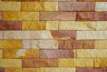 old cracked brick wall texture in colorful pastel tone background