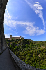 Spoleto, borgo medievale in Umbria (Italia)