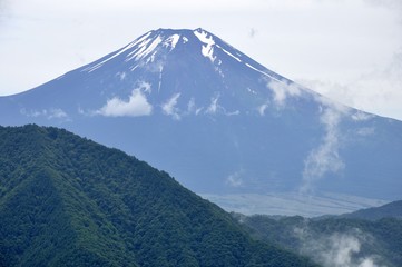 夏の富士山