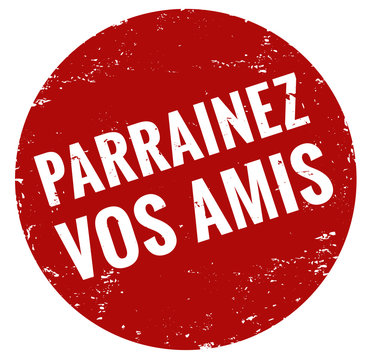 Parrainez vos amis timbre rouge