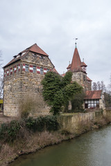 Fototapeta na wymiar Schloss Lauf an der Pegnitz