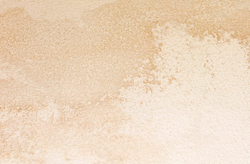 Water damaged ceiling and wall