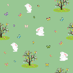Easter Seamless background