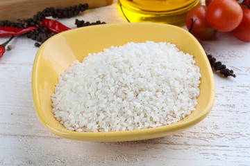 Raw rice