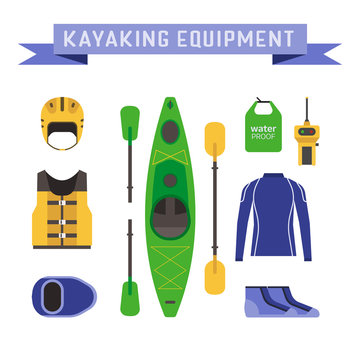 Camping and Hiking Vector Icons