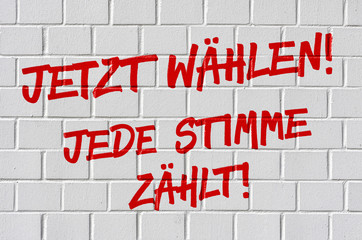 Graffiti - Jetzt wählen