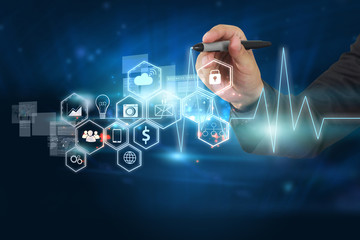 Social media concept.