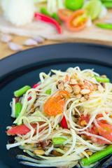 Famous Thai food, papaya salad or what we called 