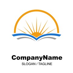 education logo icon vector