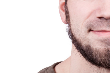 Obraz premium Perfect beard. Close-up of young bearded man