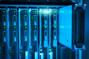Network servers in data room Domestic Room