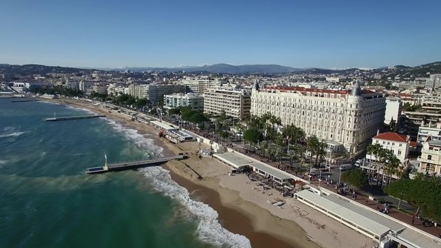 Aerial View of Cannes, HD movie (1920X1080)