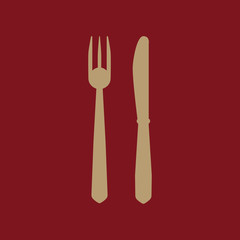 The knife and fork icon