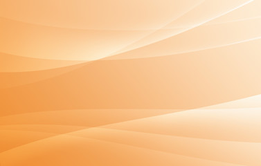 Orange digital lively curved line on orange background in vista style