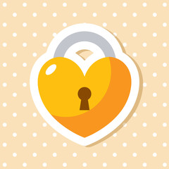 Valentine's day elements icon