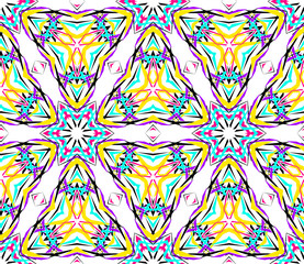 Thin Kaleidoscopic Triangle  Pattern