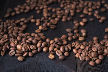 closeup of coffee beans