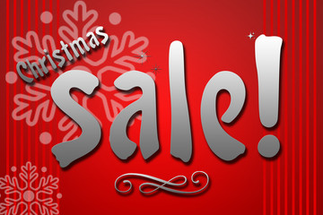 Christmas Sale combine by sparkle star