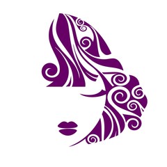 Абстрактный портрет девушки