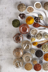Obraz na płótnie Canvas group of spices