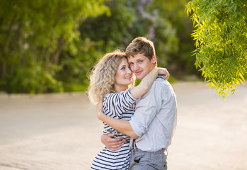 happy young couple