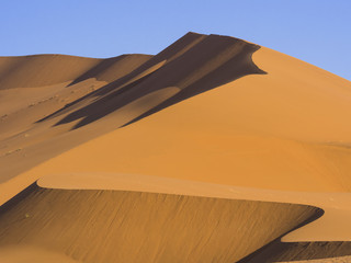 Plakat Sanddünen von Sossusvlei , Naukluft Park, Rand der Namib Wüste, Hardap, Namibia , Afrika