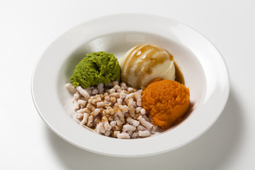 Smooth pure turkey meal, hospital food.