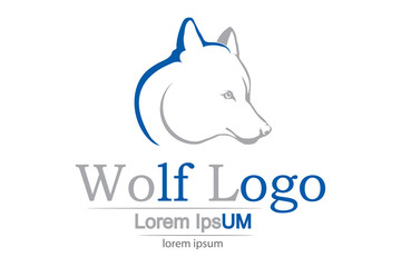 wolf head logo