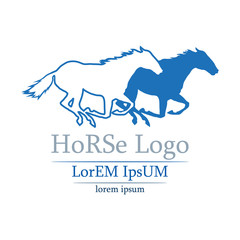 Horse logo.Vector