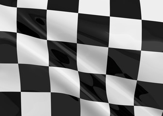 Chess Flag - 3D
