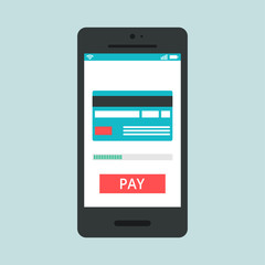 mobile payment and card  with processing