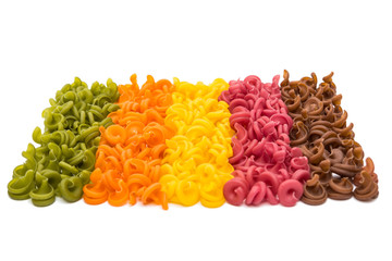 colored pasta