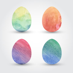 Watercolor Easter Eggs