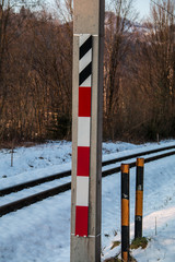 Eisenbahnsignal Gruppenpfeifpflock