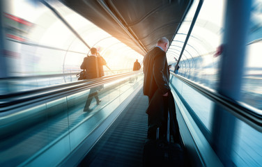 business travel speed concept