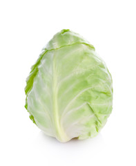 Fototapeta premium Cabbage isolated on the white background .