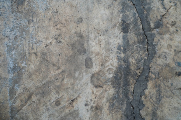 The concrete surface