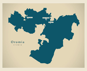 Modern Map - Oromia ET