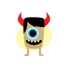 happy little monster