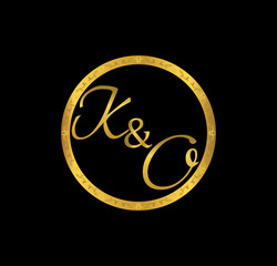 KO initial wedding in golden ring