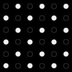 Pattern geometric monochrome minimalistic dots